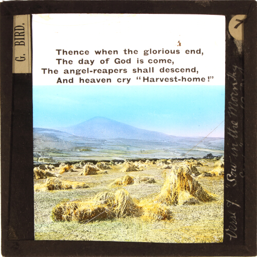 Thence when the glorious end, / The day of God is come,