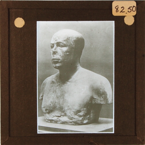 Bust of unidentified man