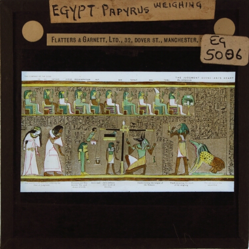 Egypt -- Papyrus, Weighing
