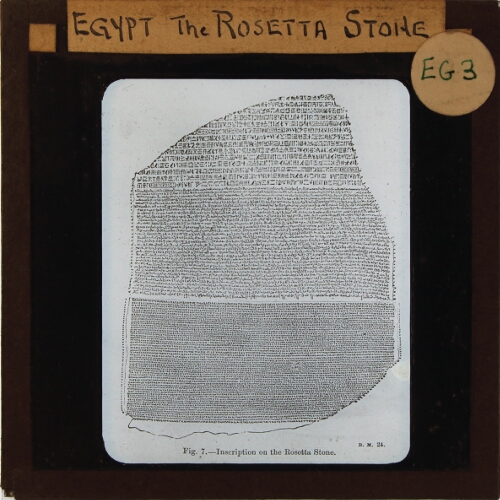 Egypt -- the Rosetta Stone