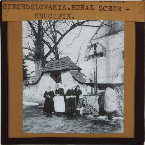 Czechoslovakia -- Rural Scene -- Crucifix