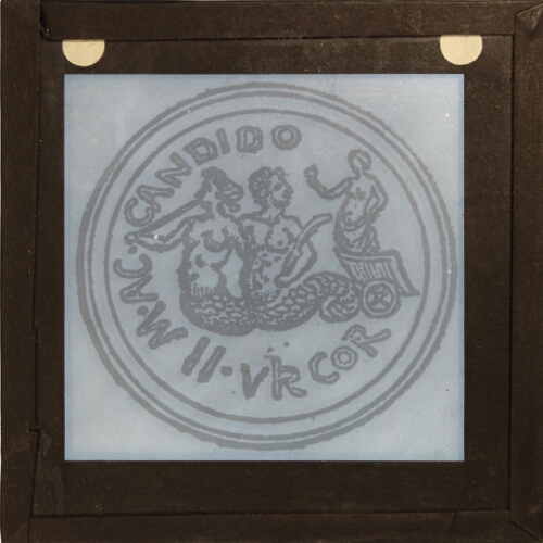 Image of coin showing mermaid and merman