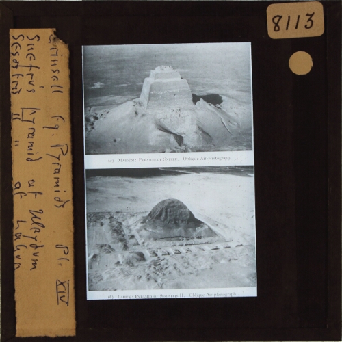 Grinsell, Egyptian Pyramids, Pl. XIV -- Snefru's Pyramid / Sesostris' Pyramid