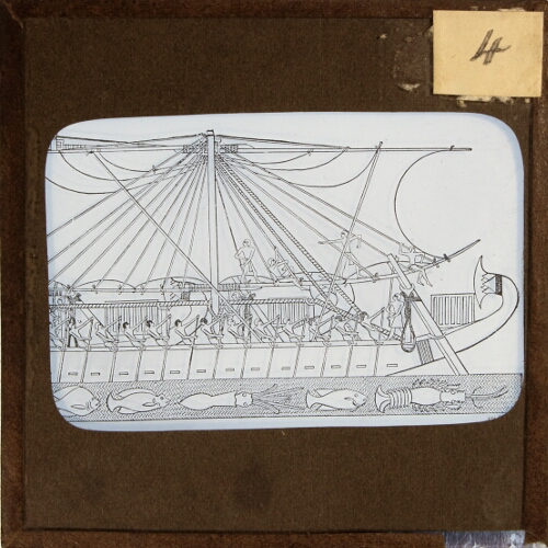 Drawing of ship