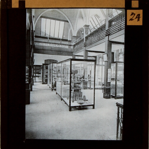 Interior of unidentified museum gallery