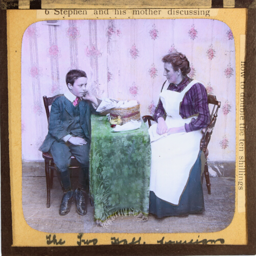 Stephen and his mother discussed how to double the ten shillings
