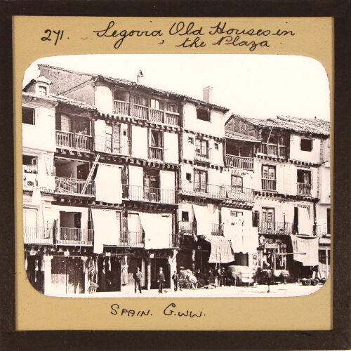 Segovia, Old Houses in the Plaza