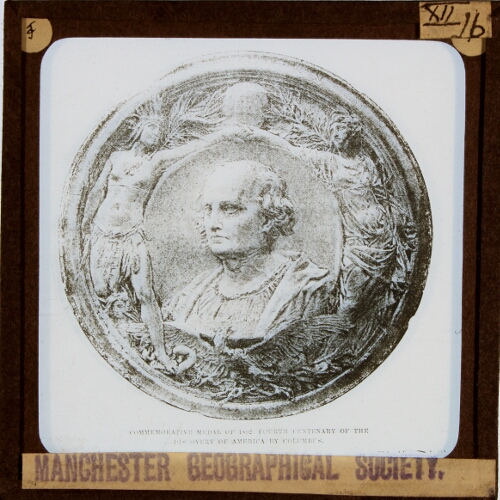 Commemorative medal of 1894, fourth centenary of the discovery of America by Columbus