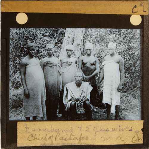 Numabuma[?] and five of his wives -- Chief of Paitafoo