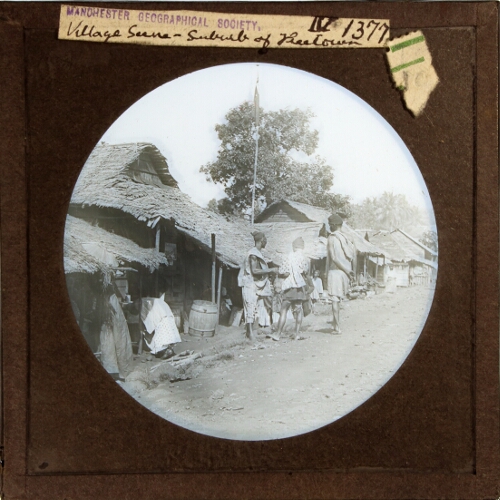 Village Scene -- Suburb of Freetown