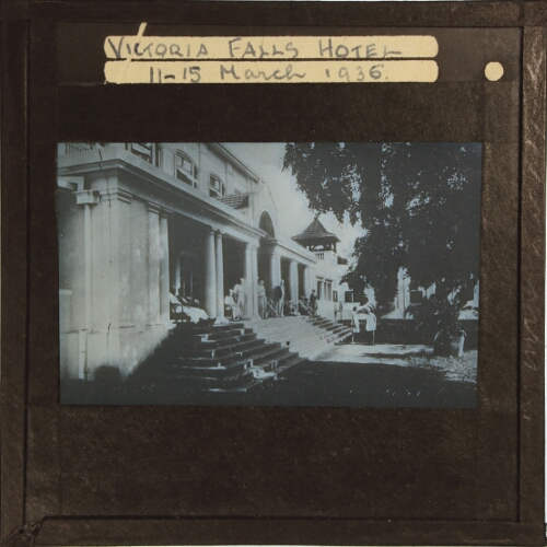 Victoria Falls Hotel, 11-15 March 1936