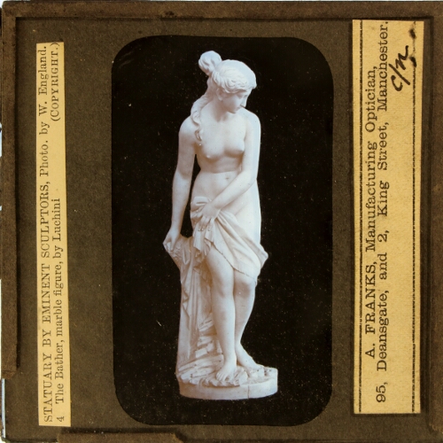 The Bather, marble figure, by Luchini