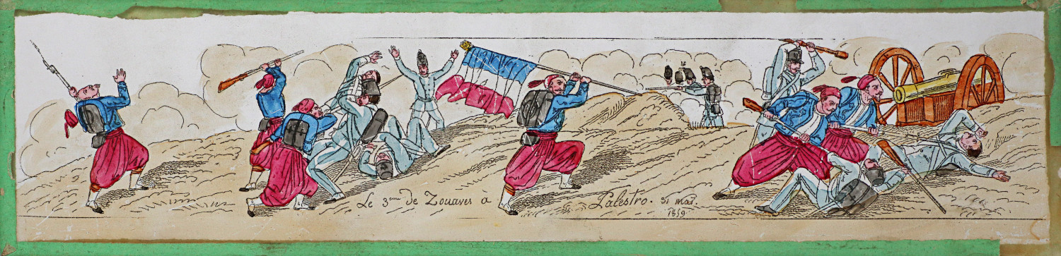 Le 3eme de Zouaves à Palestro, 31 Mai 1859