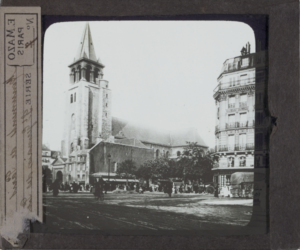St Germain des Prés – secondary view of slide