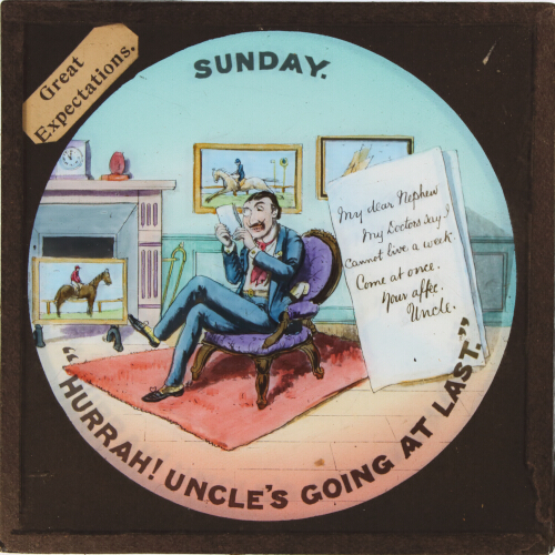 Sunday -- 'Hurrah! Uncle's going at last'