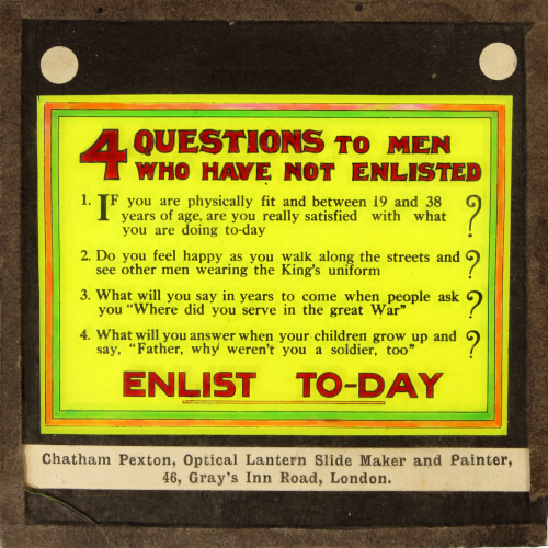 4 questions to men who have not enlisted