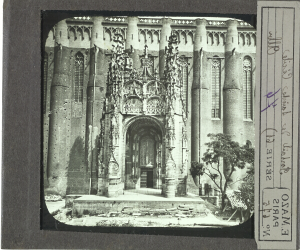 Portail de la cathédrale, Albi – secondary view of slide