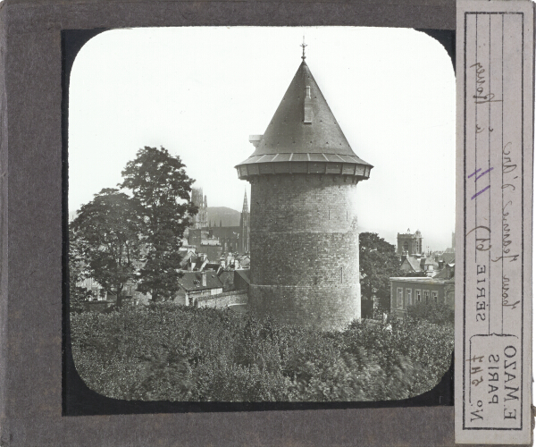 Tour Jeanne d'Arc à Rouen – secondary view of slide