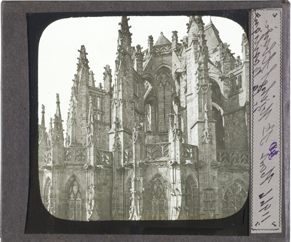 Mont Saint Michel. Abside de la Basilique – secondary view of slide