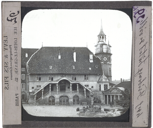 Fribourg. Hôtel de ville – secondary view of slide