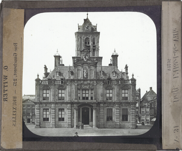 Delft. L'Hôtel-de-Ville – secondary view of slide
