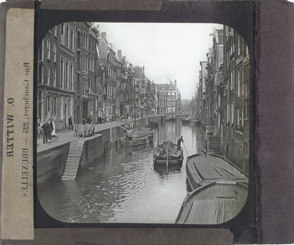 Canal in unidentified city – secondary view of slide