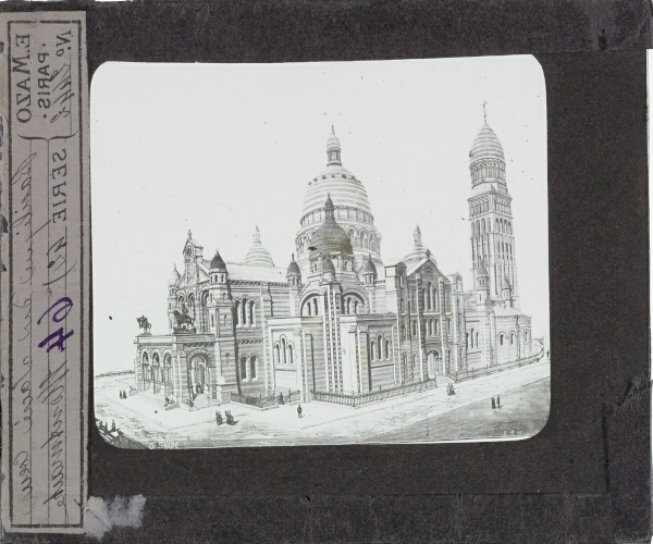 Basilique du Sacré Coeur, Montmartre – secondary view of slide