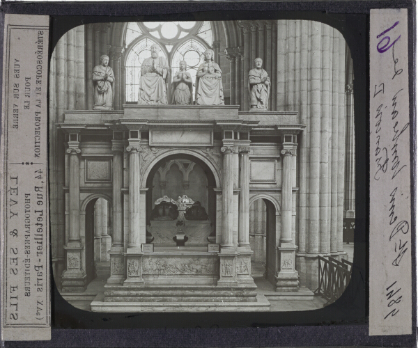 Saint Denis. Tombeau de François I – secondary view of slide