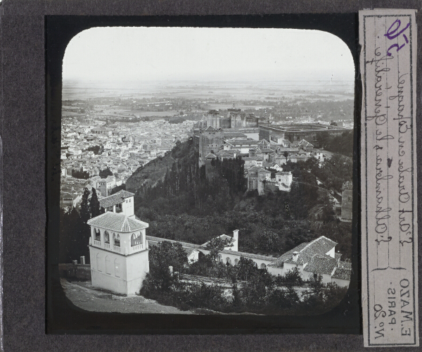 L'Alhambra et le Généralife – secondary view of slide