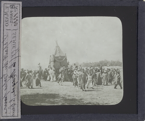 Départ du Tapis pour la Mecque, le Caire – secondary view of slide