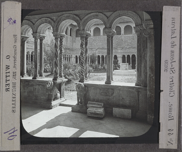 Rome. Cloître St-Jean de Latran – secondary view of slide