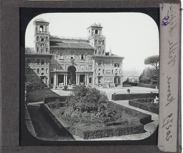 Rome. Villa Médicis – secondary view of slide