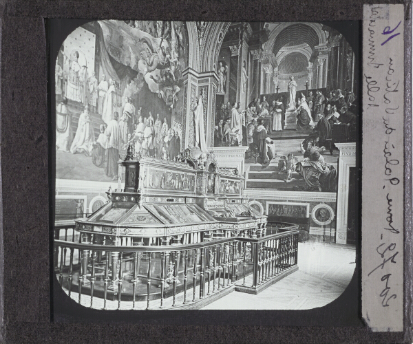 Rome. Palais du Vatican, Salle Immaculata – secondary view of slide