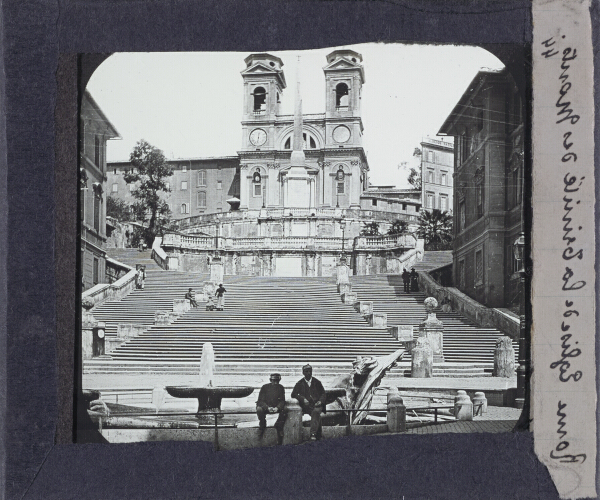 Rome. Eglise de la Trinité des Monts – secondary view of slide