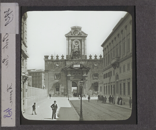 Porte Pia, Rome – secondary view of slide