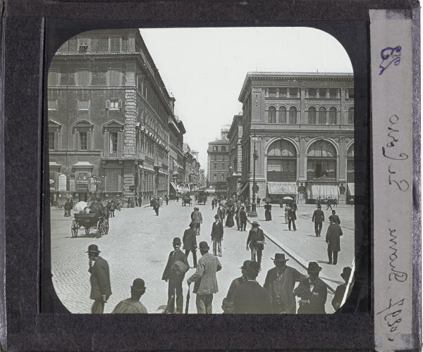 Rome. Le Corso – secondary view of slide