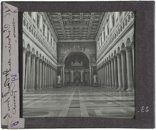 Intérieur de Saint Paul hors les murs, Rome – secondary view of slide
