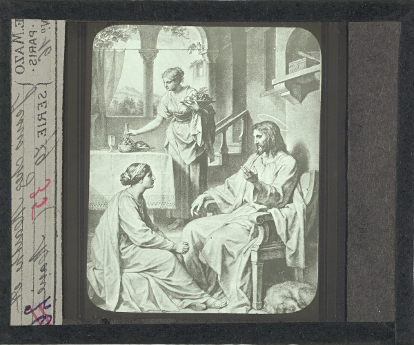 Jésus chez Marthe et Marie – secondary view of slide