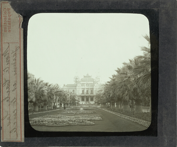 Monté Carle, les jardins et le cercle – secondary view of slide