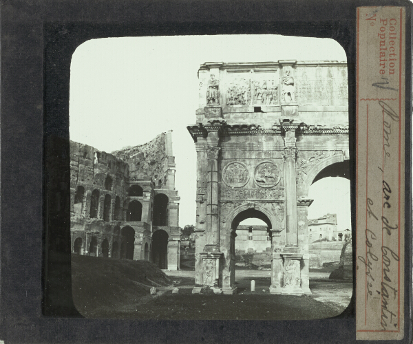 Rome, arc de Constantin et Colysée