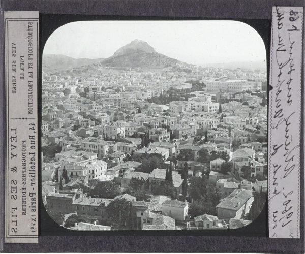 Athènes moderne, vue prise de l'Acropole – secondary view of slide