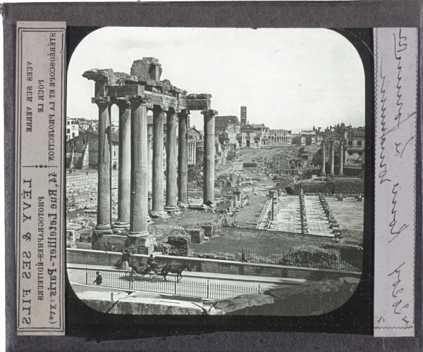 Rome. Le Forum romanum – secondary view of slide