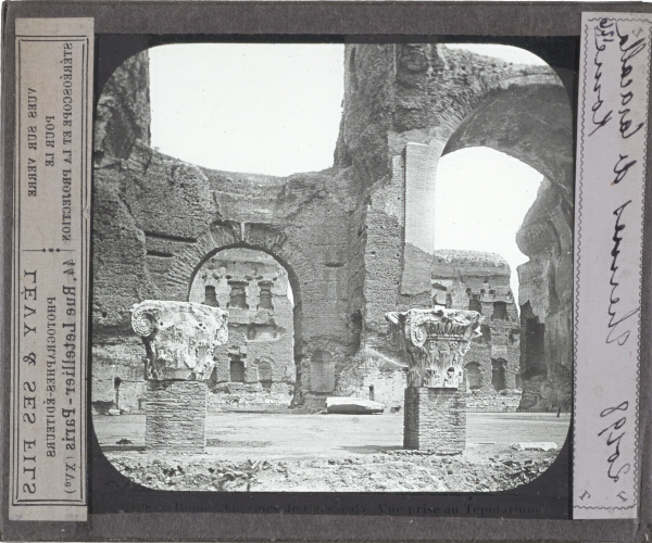 Thermes de Caracalla, Rome – secondary view of slide