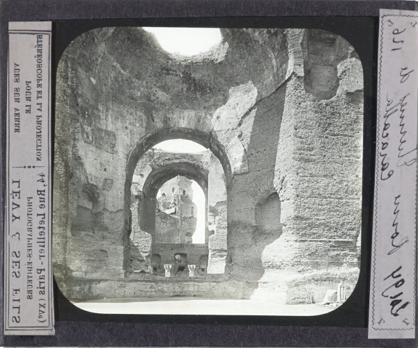 Rome. Thermes de Caracalla – secondary view of slide