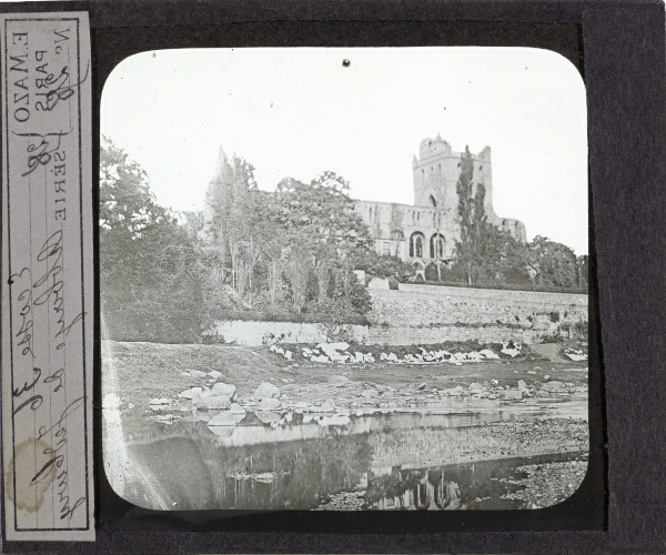 Abbaye de Jedburg – secondary view of slide