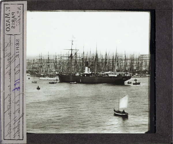 L'Egyptien entrant au port de la Joliette – secondary view of slide