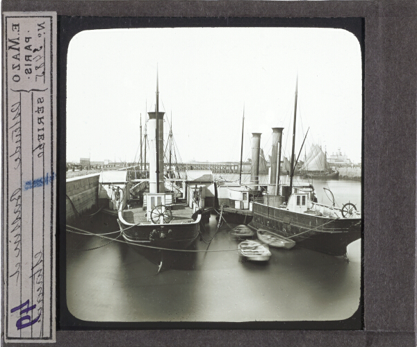 Ostende. Bassin et [...] – secondary view of slide