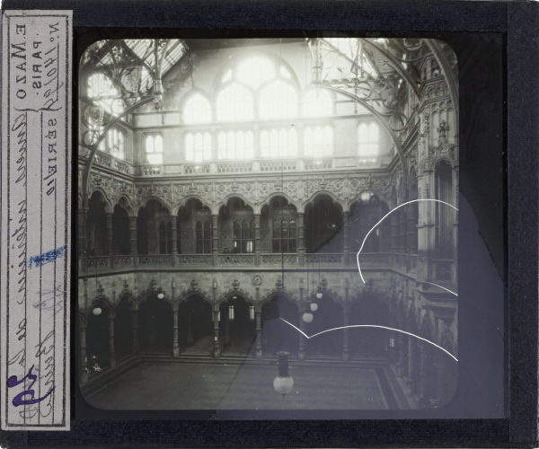 Anvers. Intérieur de la Bourse – secondary view of slide