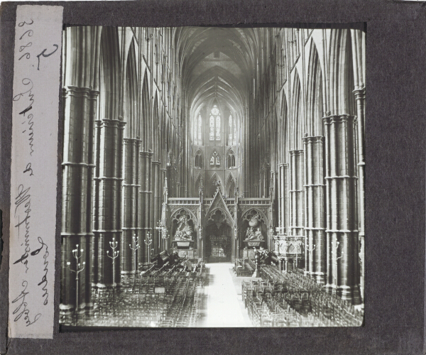 Intérieur de Westminster Abbey, Londres – secondary view of slide