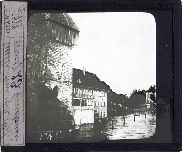 Constance, vieille tour et le Rhin – secondary view of slide